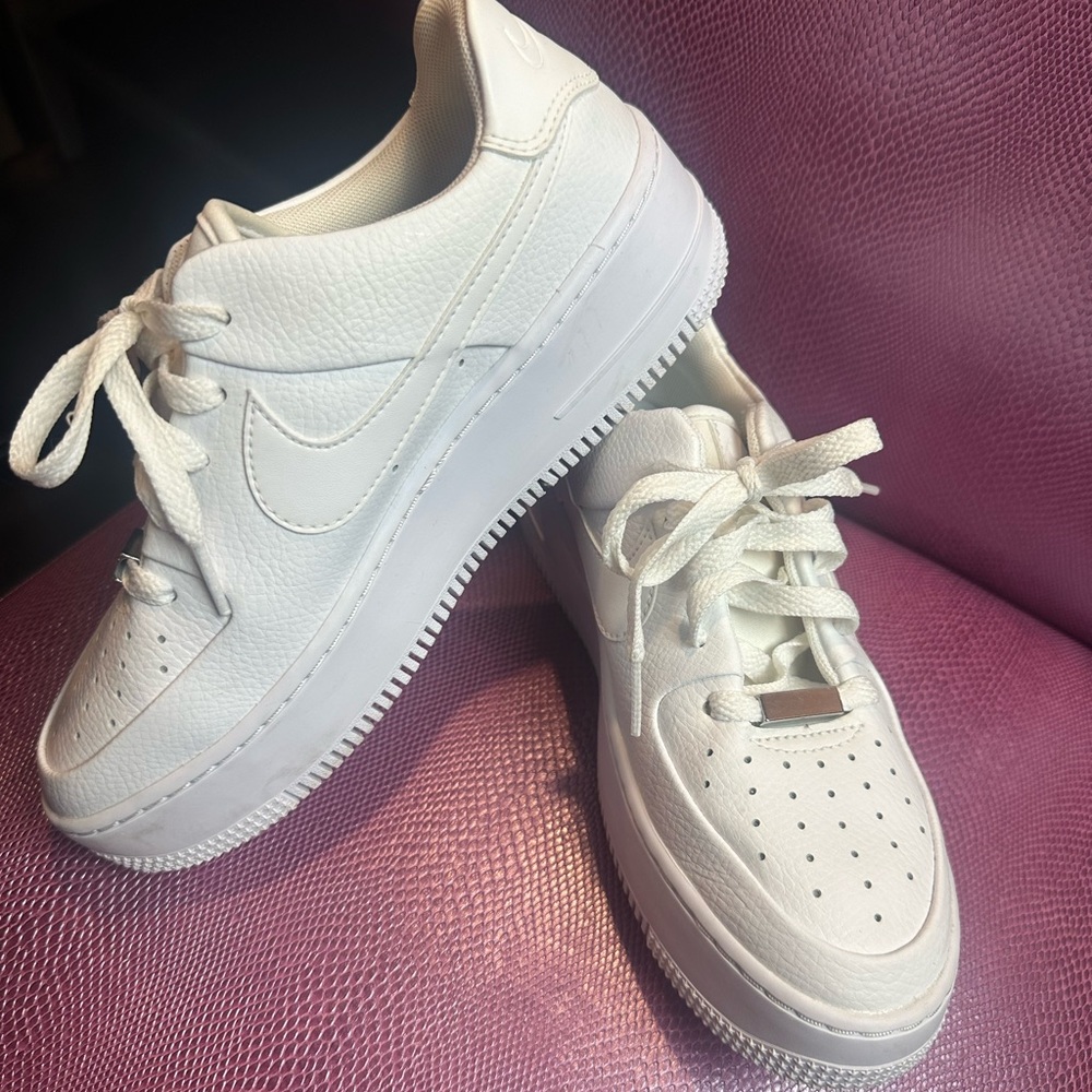 Nike Air Force 1 Sage Size 7.5 worn 1 time